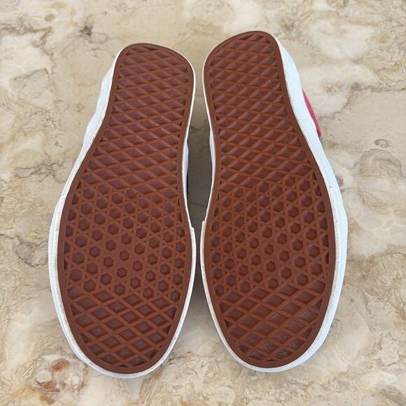 Rare VANS Pride Patchwork SLIP ON Skate Shoes UNISEX Women’s SZ 7.5 /Men’s Sz 6 - Picture 9 of 11